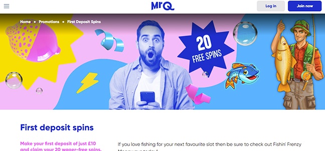 MrQ Casino – Deposit Free Spins