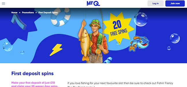 MrQ Casino – Welcome Deposit Bonus