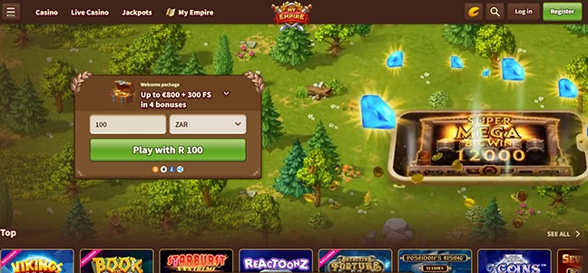 My Empire Casino - Welcome Bonus Package