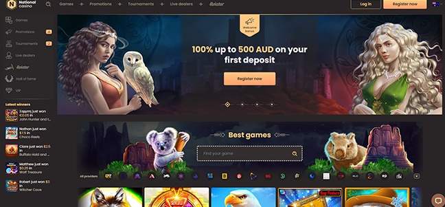 National Casino – Deposit Match Bonus