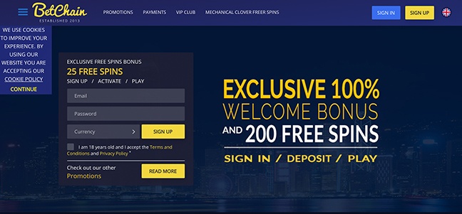 Betchain Casino – No Deposit Bonus Offer