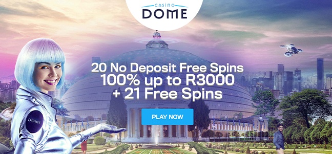Casino Dome - Get 20 free spins
