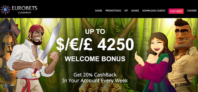 Eurobets Casino – No Deposit Bonus Offer