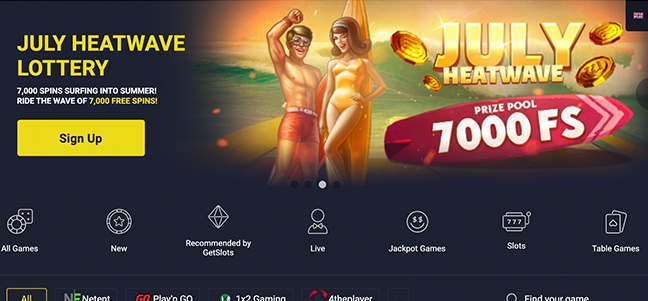 GetSlots Casino – No Deposit Bonus Offer