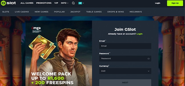 GSlot Casino – Welcome Bonus Offer