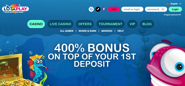 LotaPlay Casino – No Deposit Bonus Offer