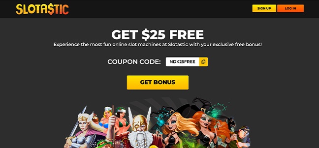 Slotastic Casino – No Deposit Bonus Offer