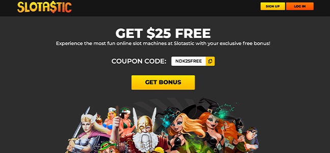 Slotastic Casino – No Deposit Bonus Offer