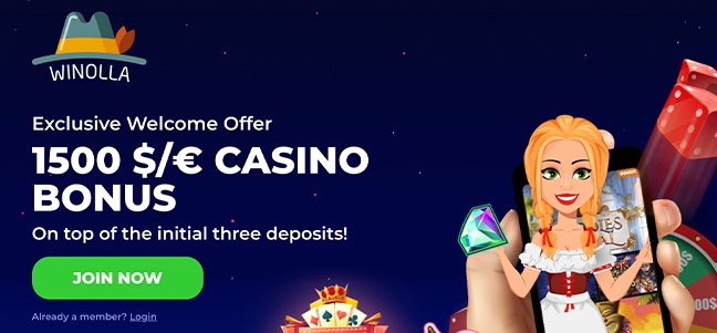 Winolla Casino – No Deposit Bonus Offer