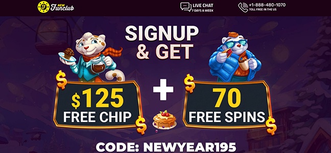 New Funclub Casino – Match Deposit Bonus