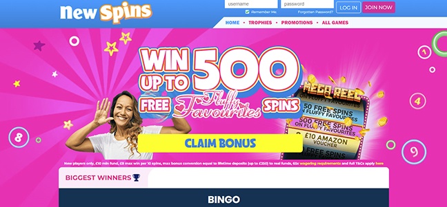 New Spins Casino – No Deposit Free Spins