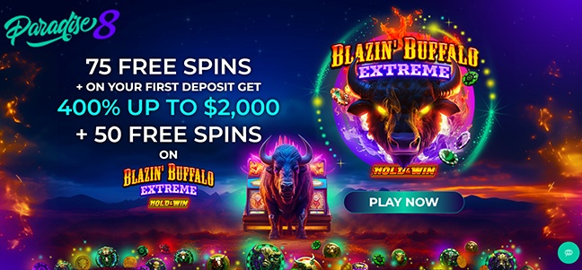 Paradise8 Casino – No Deposit Bonus