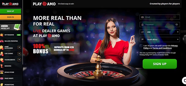 PlayAmo Casino – No Deposit Bonus