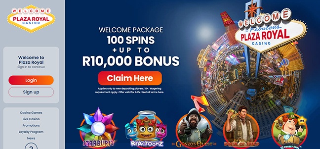 Plaza Royal Casino - Deposit Match Bonus