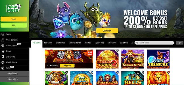 Pokie Mate Casino – Match Deposit Bonus