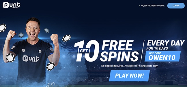 Punt Casino - No Deposit Free Spins