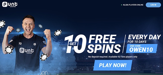 Punt Casino - No Deposit Free Spins