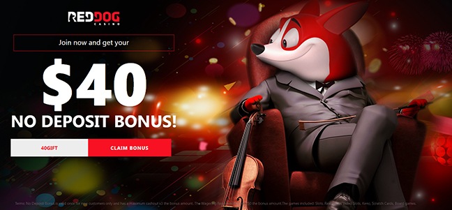 Red Dog Casino - No Deposit Bonus Cash