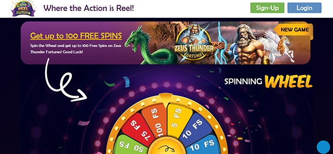 Reel Fortune Casino - No Deposit Bonus