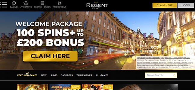 Regent Play Casino – Deposit Match Bonus
