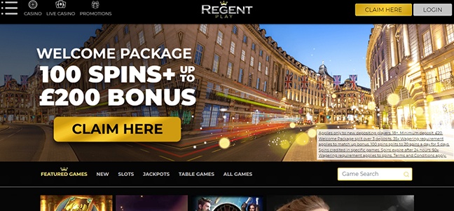 Regent Play Casino – Deposit Match Bonus