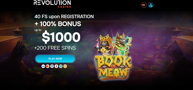 Revolution Casino - Deposit Match Bonus