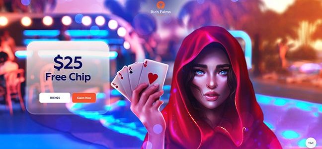 Rich Palms Casino – No-deposit Free Spins