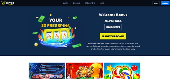 Ripper Casino – No Deposit Bonus