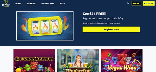 Ripper Casino – No Deposit Bonus Credits
