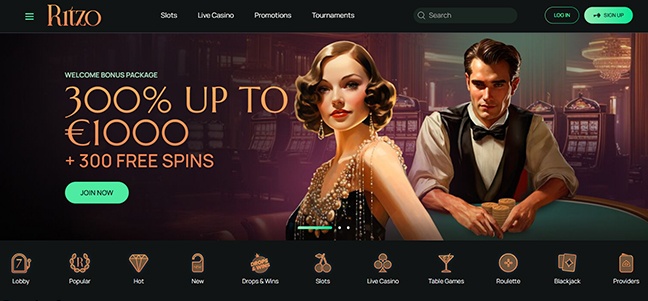 Ritzo Casino – No Deposit Free Spins