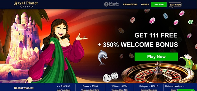 Royal Planet Casino – No-deposit Bonus Credits
