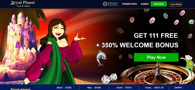 Royal Planet Online Casino – No-deposit Bonus Credits