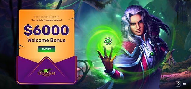 Shazam Casino – No-deposit Free Spins