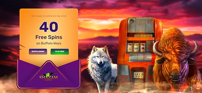 Shazam Casino - No Deposit Bonus Spins