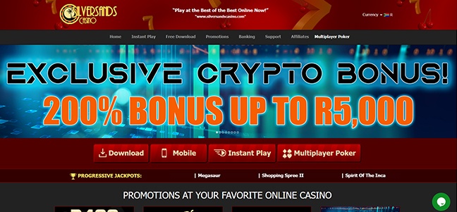 Silver Sands Casino - No Deposit Free Spins