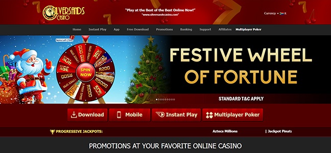 Silversands Casino - No Deposit Cash Bonus