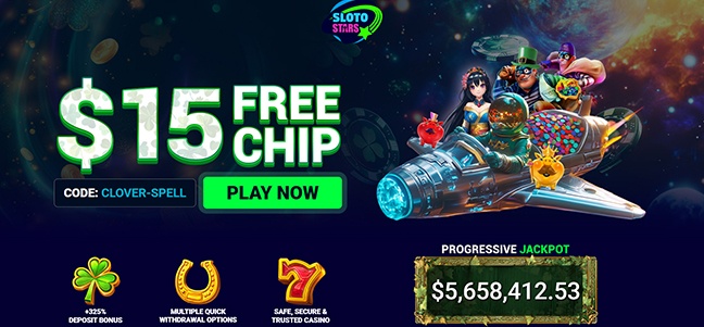 Sloto Stars Casino – No Deposit Bonus