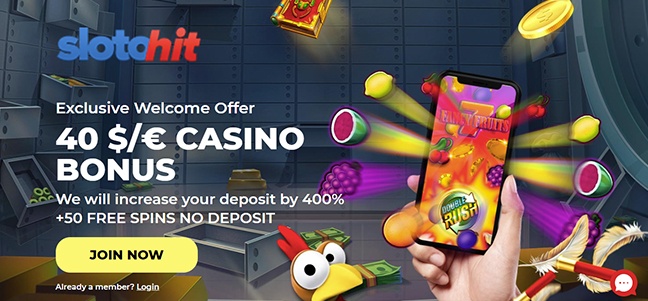 SlotoHit Casino – Deposit Match Bonus