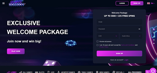 Slots Gallery Casino – No-deposit Free Games