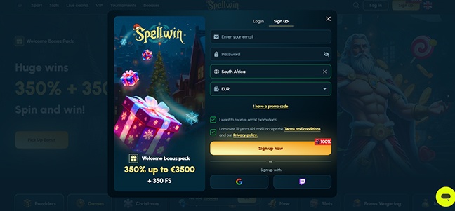 SpellWin Casino – No Deposit Bonus