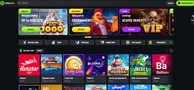 Spingreen Casino – No Deposit Bonus
