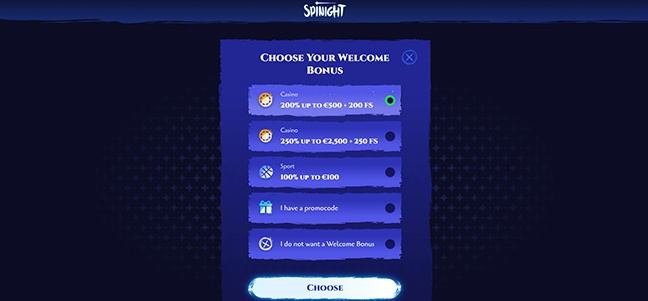 Spinight Casino – No Deposit Bonus