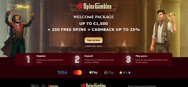 Spinogambino Casino – No Deposit Bonus