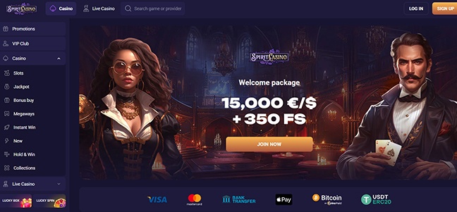 Spirit Casino – No Deposit Bonus