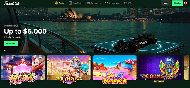 StakeClub Casino – No Deposit Bonus