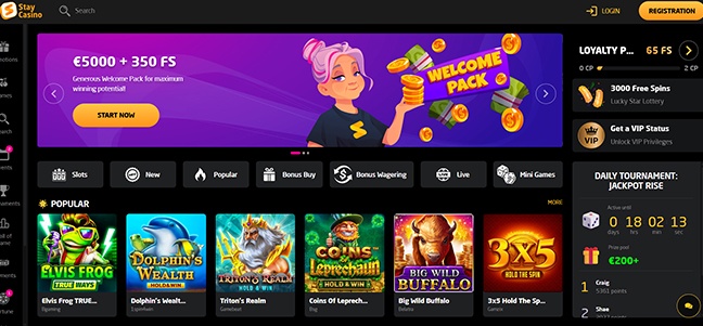 Stay Casino – No Deposit Bonus