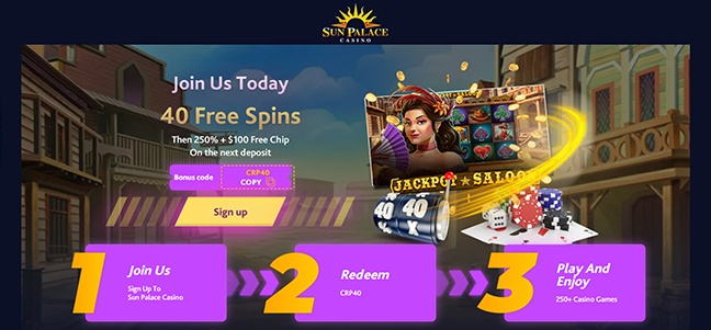 Sun Palace Casino - No Deposit Bonus Spins