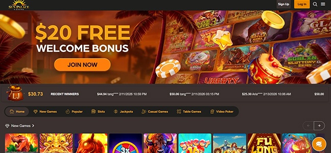 Sun Palace Casino – Match Deposit Bonus