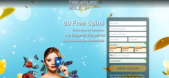 Treasure Mile Casino – No-deposit Free Games