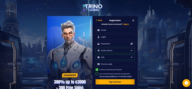 Trino Casino – No Deposit Bonus